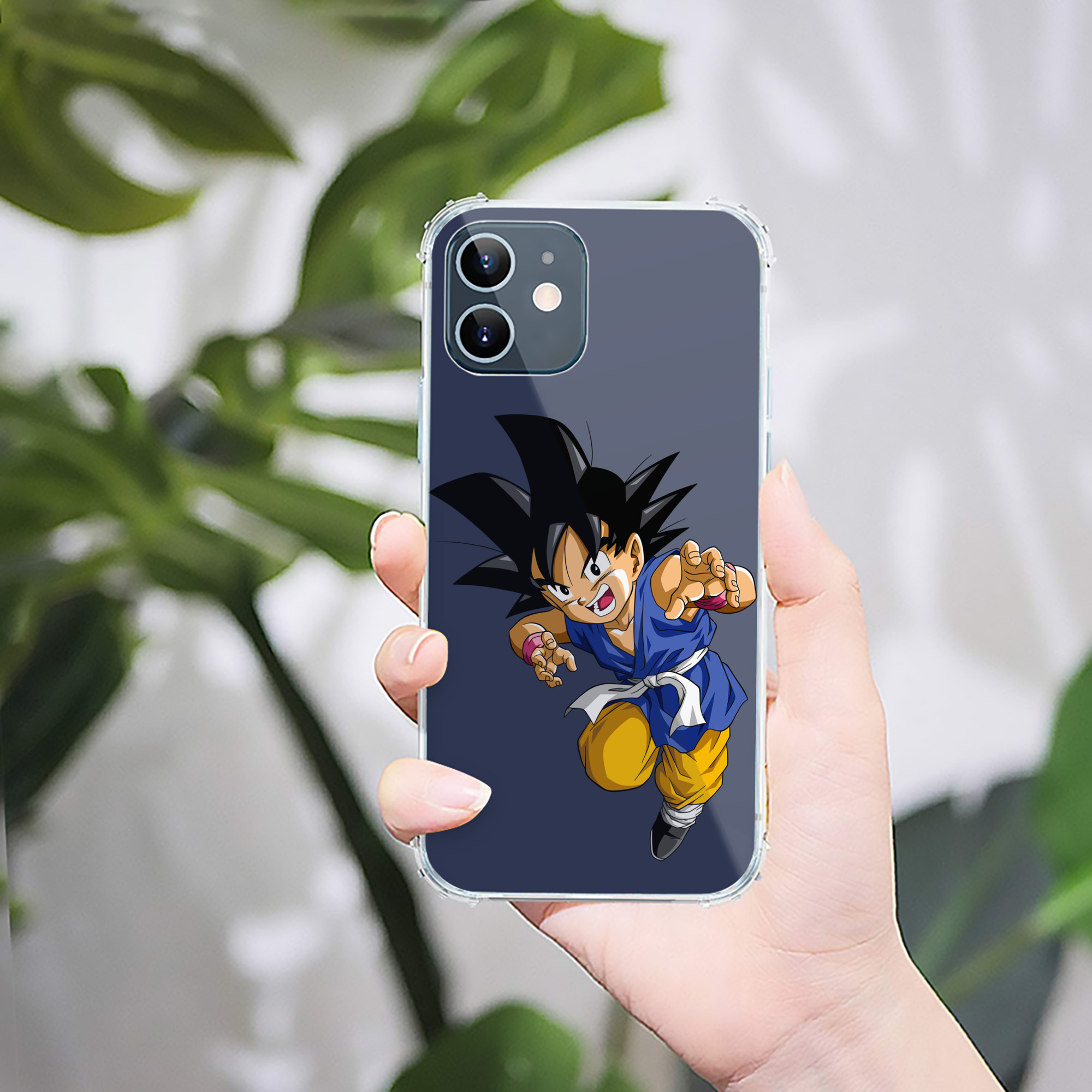 （画像用） ドラゴンボール 孫悟空（そん ごくう）Son Goku カカロット DRAGON BALL Kakarotto 【iPhone 12シリーズ対応】透明スマホケース（クリアソフトケース）
